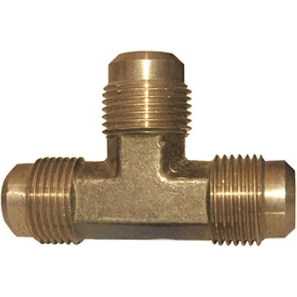 3-Way TEE Brass 3/8" Flared Fitting