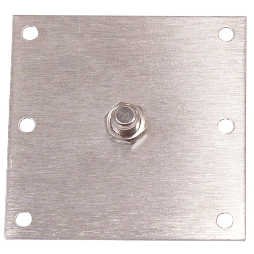 Aluminum Coaxial TV Wall Plate