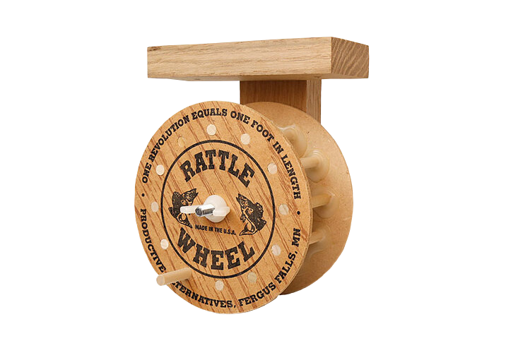 Wood Rattle Reels Ceiling/Wall Mount
