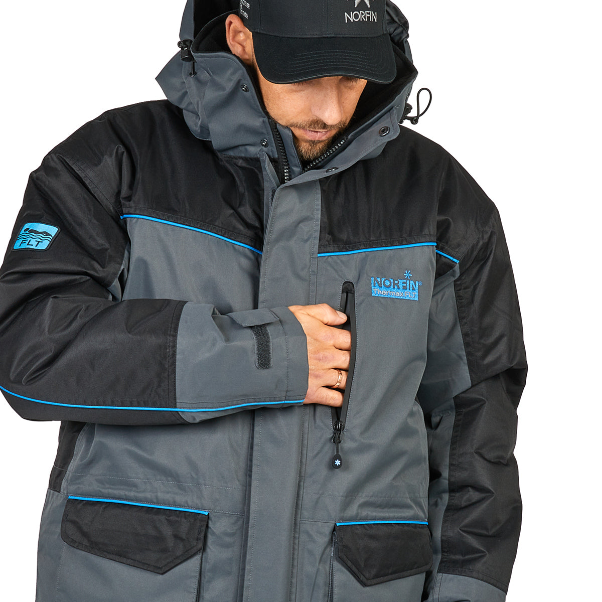 Norfin Thermax FLT Parka | Insulated Flotation Ice Fishing Jacket