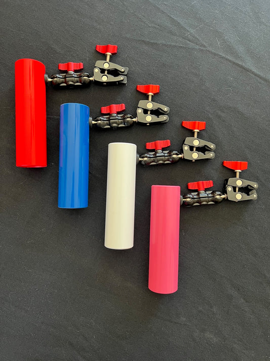 Frozen Pole Rod Holder Clamp-On with Articulated Ball Joint