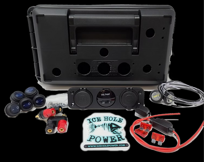 Ice Hole Power Deluxe Power Box-DIY (Predrilled)