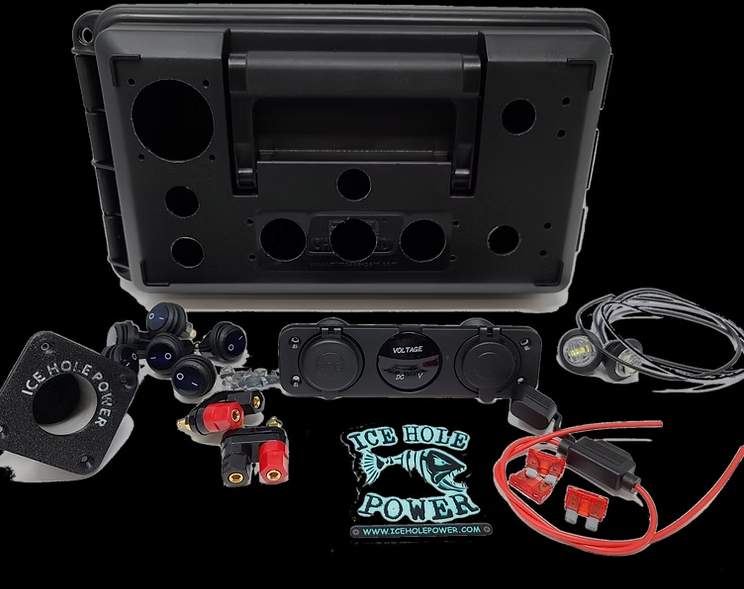 Ice Hole Power Deluxe Power Box-DIY (Predrilled)