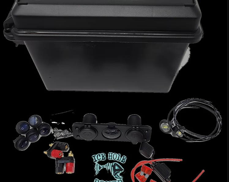 Ice Hole Power Deluxe Power Box-DIY (Predrilled)