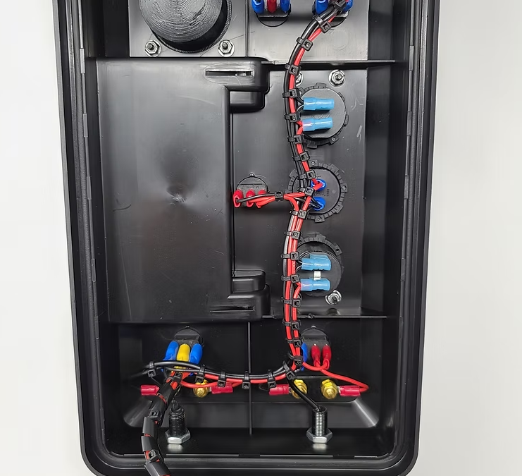 12v parallel power box for ice fishing Portable Component Kit This rugged box fits most storage hatches Garmin Livescope build ideas with