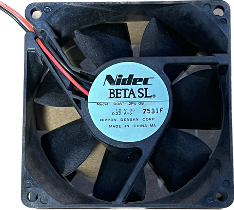 12 Volt Computer Fan (.22 amp)