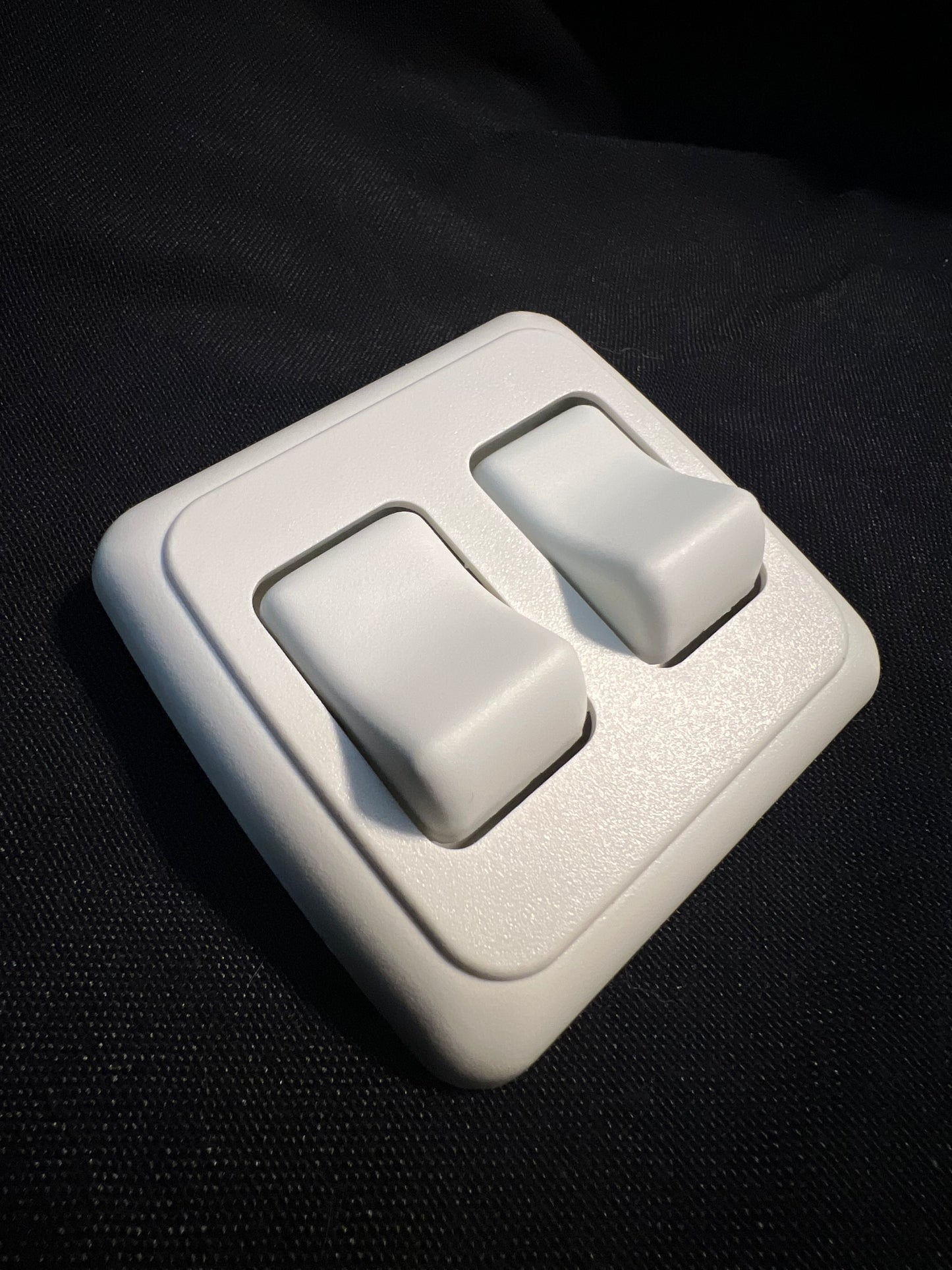 Interior Double Switch 12Volt -White