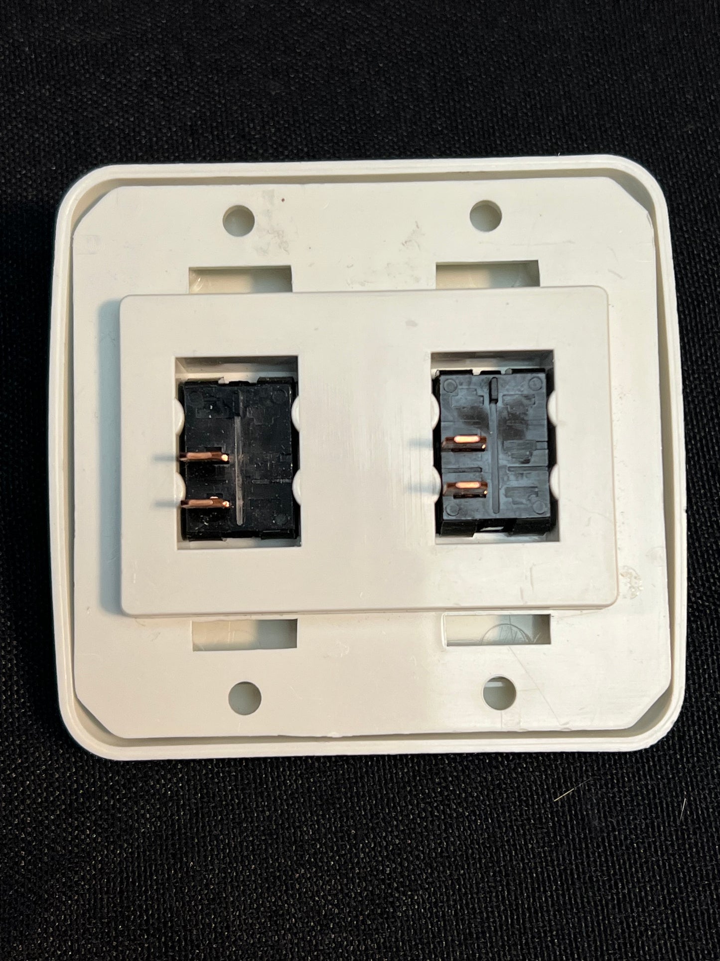 Interior Double Switch 12Volt -White