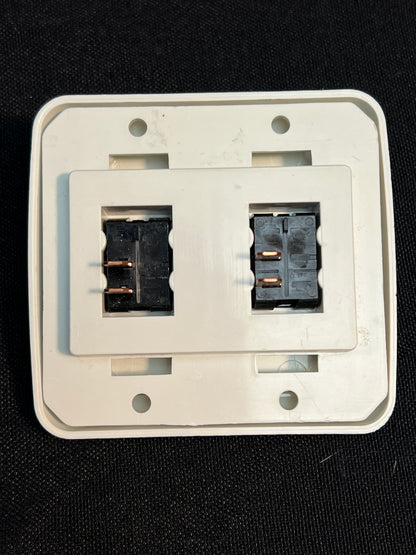 Interior Double Switch 12Volt -White