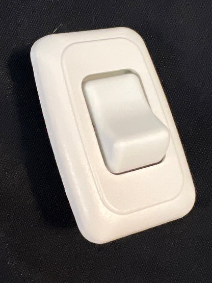 Interior Single Switch  12volt -White