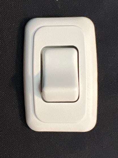Interior Single Switch  12volt -White