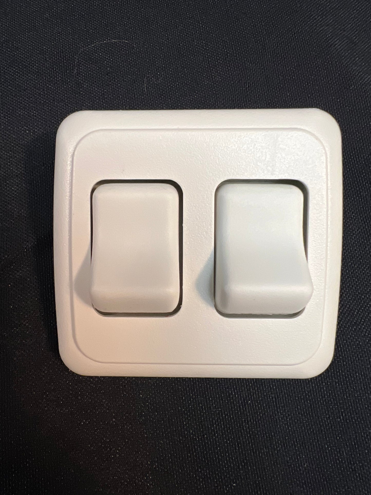 Interior Double Switch 12Volt -White