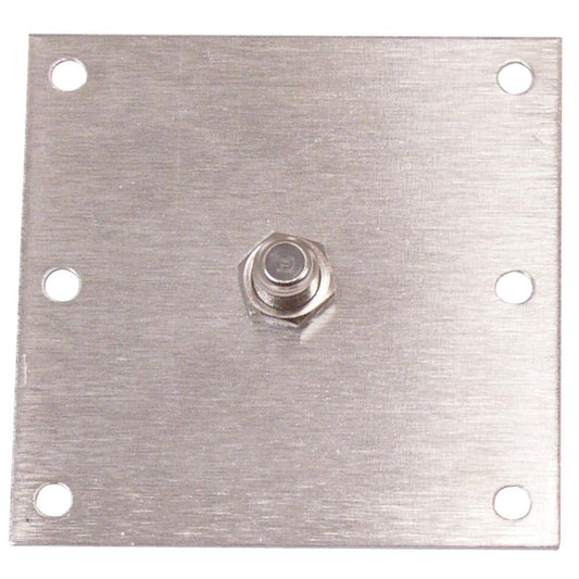 Aluminum Coaxial TV Wall Plate