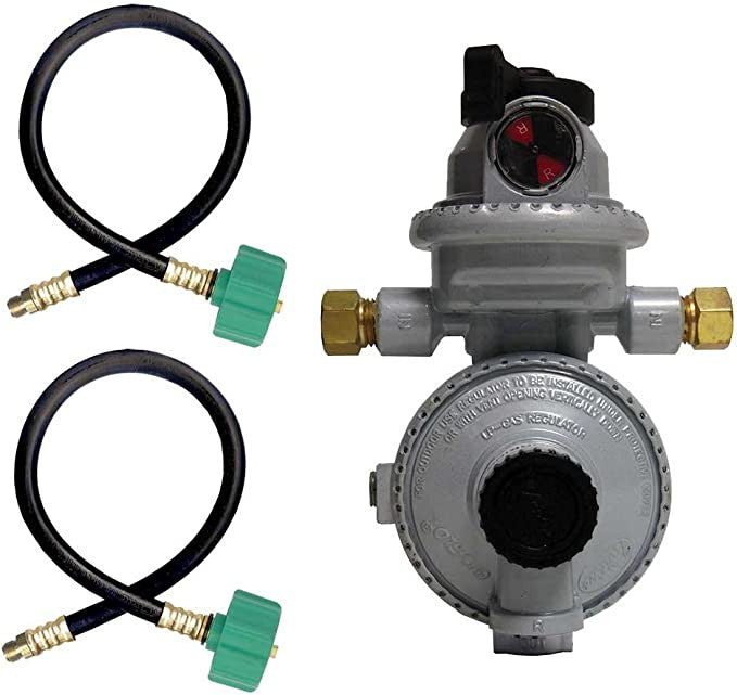 LP Dual 2-Stage EZ on/off Auto/Changeover Regulator (QCC)Pigtails