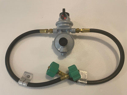 LP Dual 2-Stage EZ on/off Auto/Changeover Regulator (QCC)Pigtails
